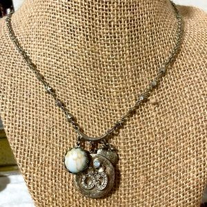 Multi-charm gold necklace-Nordstroms